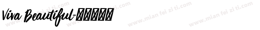 Viva Beautiful字体转换